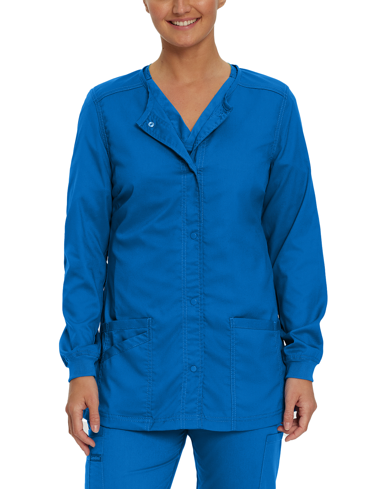 Landau - ProFlex - Women's Three-Pocket Snap Front Jacket 21