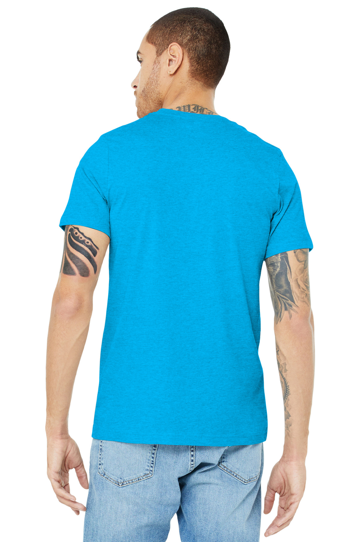 BELLA+CANVAS Unisex Heather CVC Short Sleeve Tee. BC3001CVC 368