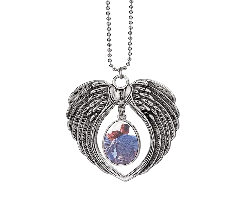 Angel Wings Metal Car Tag 4
