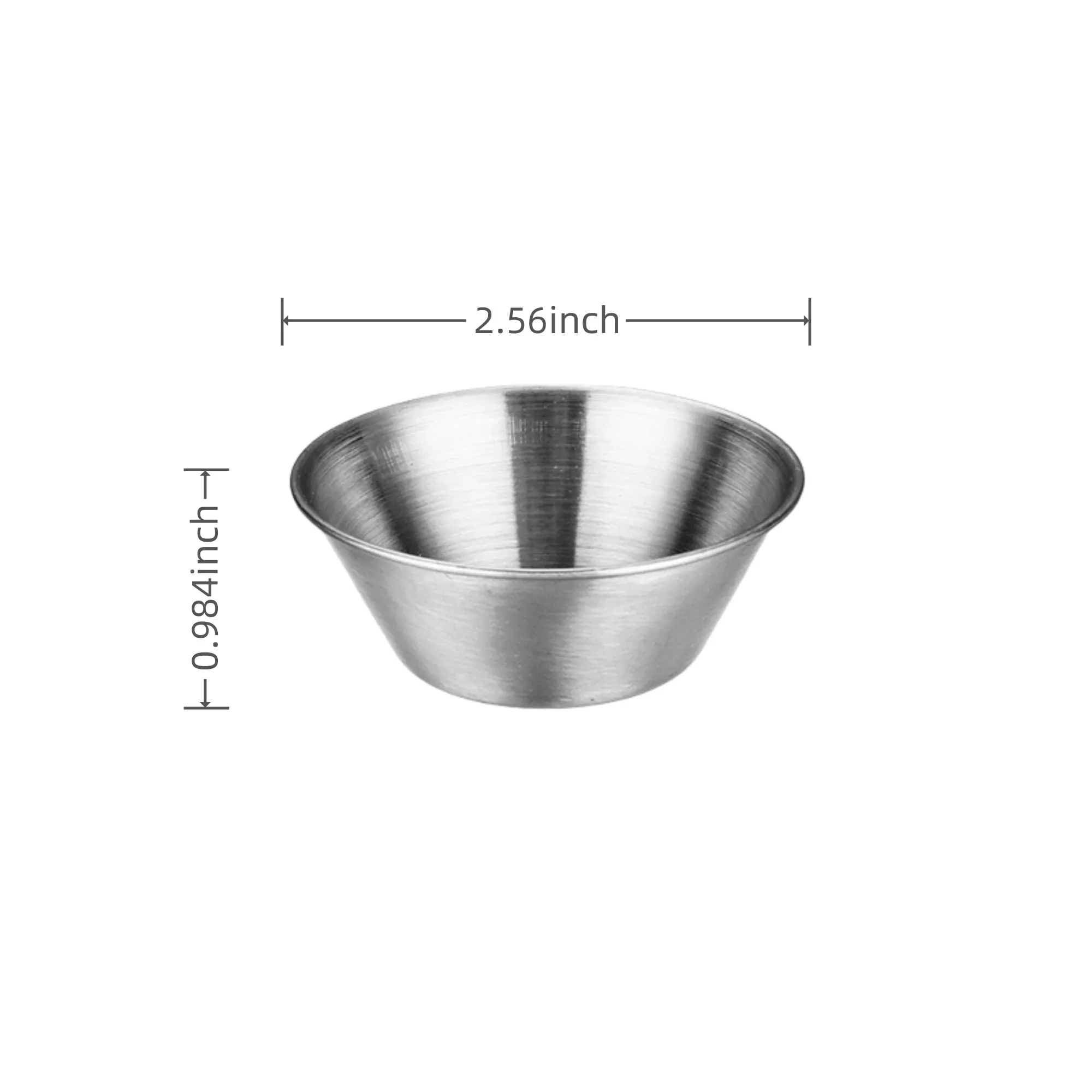 1.5oz Stainless Steel Sauce Cup 3