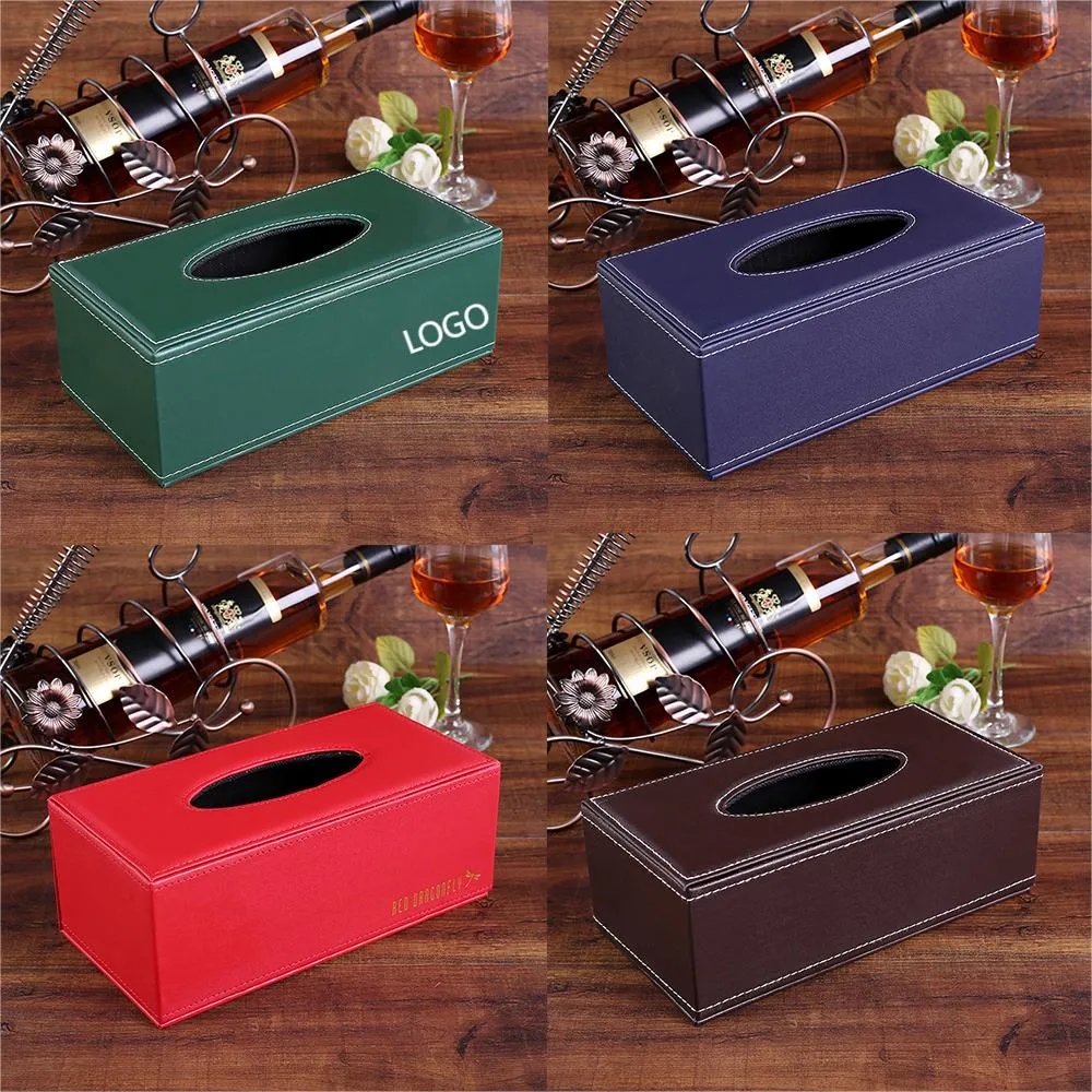 Black Rectangle Tissue Box Cover 6