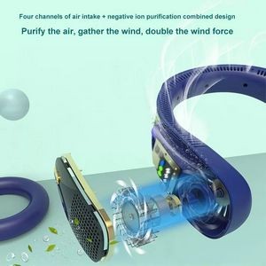 Portable Neck Fan With Air Purifier Function 4