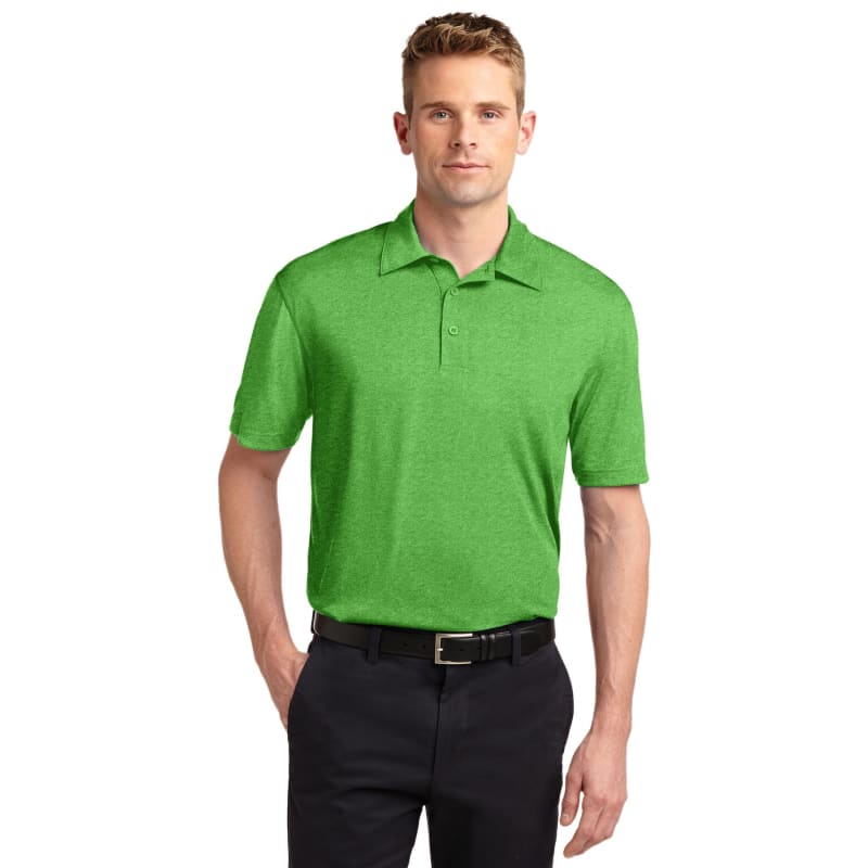 Sport-Tek Heather Contender Polo. 26