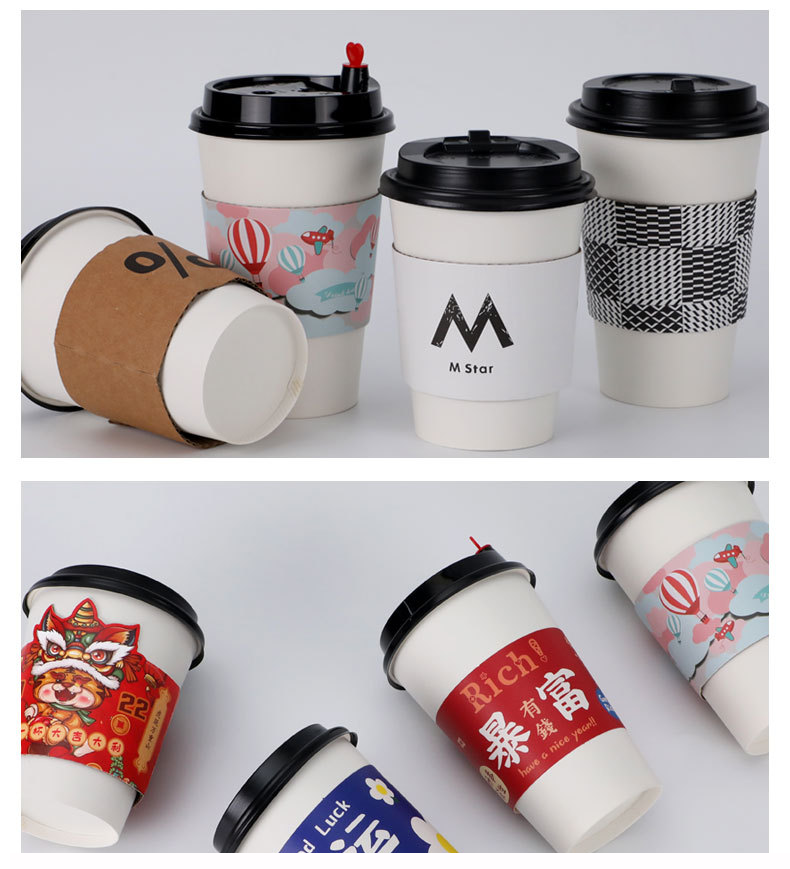 Eco-friendly Kraft Paper Cup Cover 2