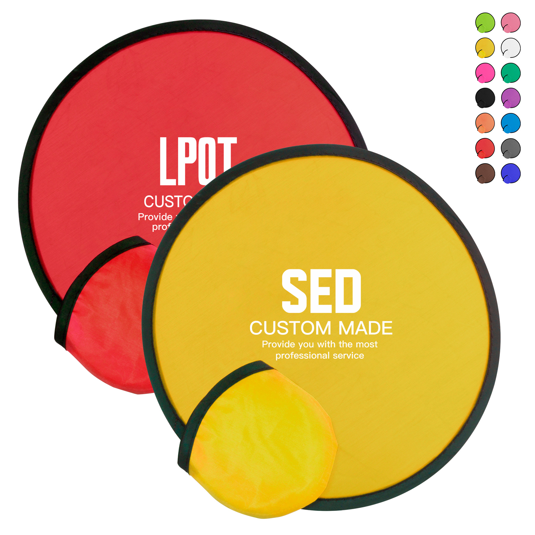 Folding Flyer Disc Fan With Pouch 9