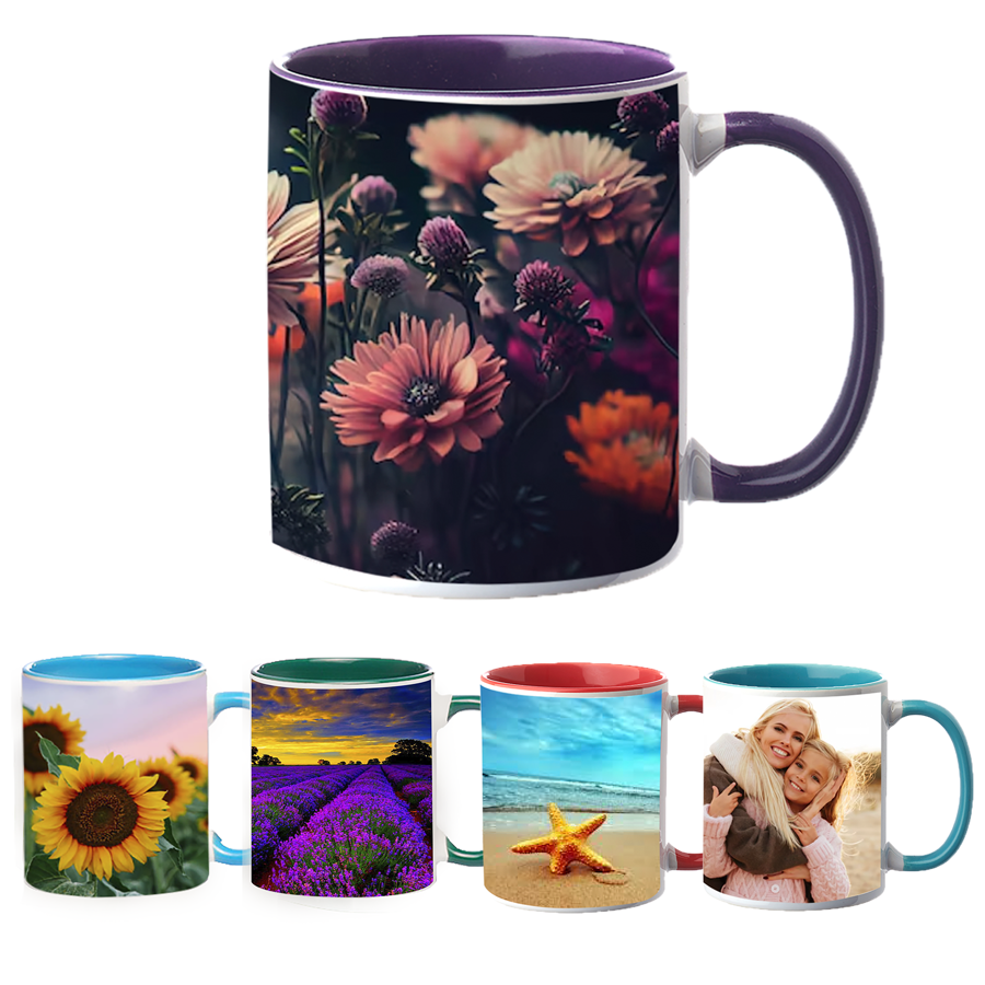 11 oz. Bright Two-Tone Sublimation Custom Mug 8