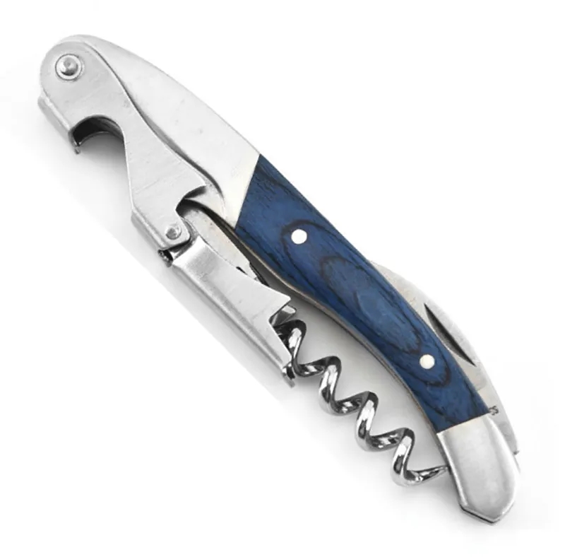 Advanced Stainless Steel Bottle Opener With Wooden Handle 3