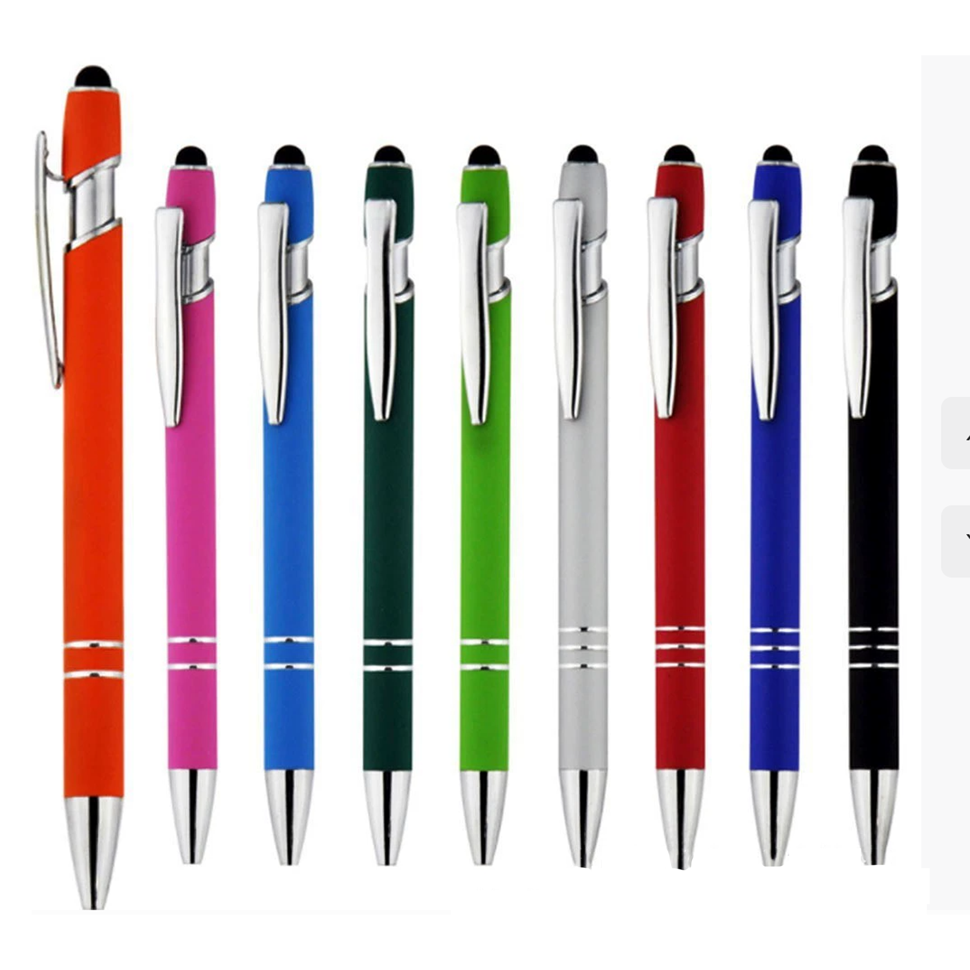 Plastic Ballpoint Aluminum Rod Gift Pen 2