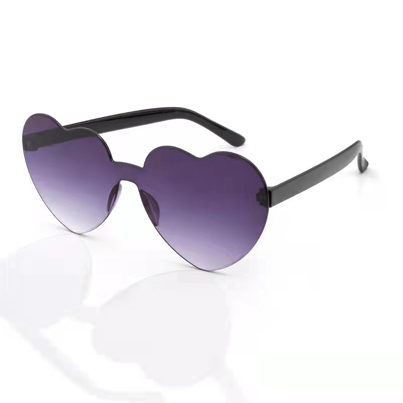 rimless heart-shaped sunglass 3