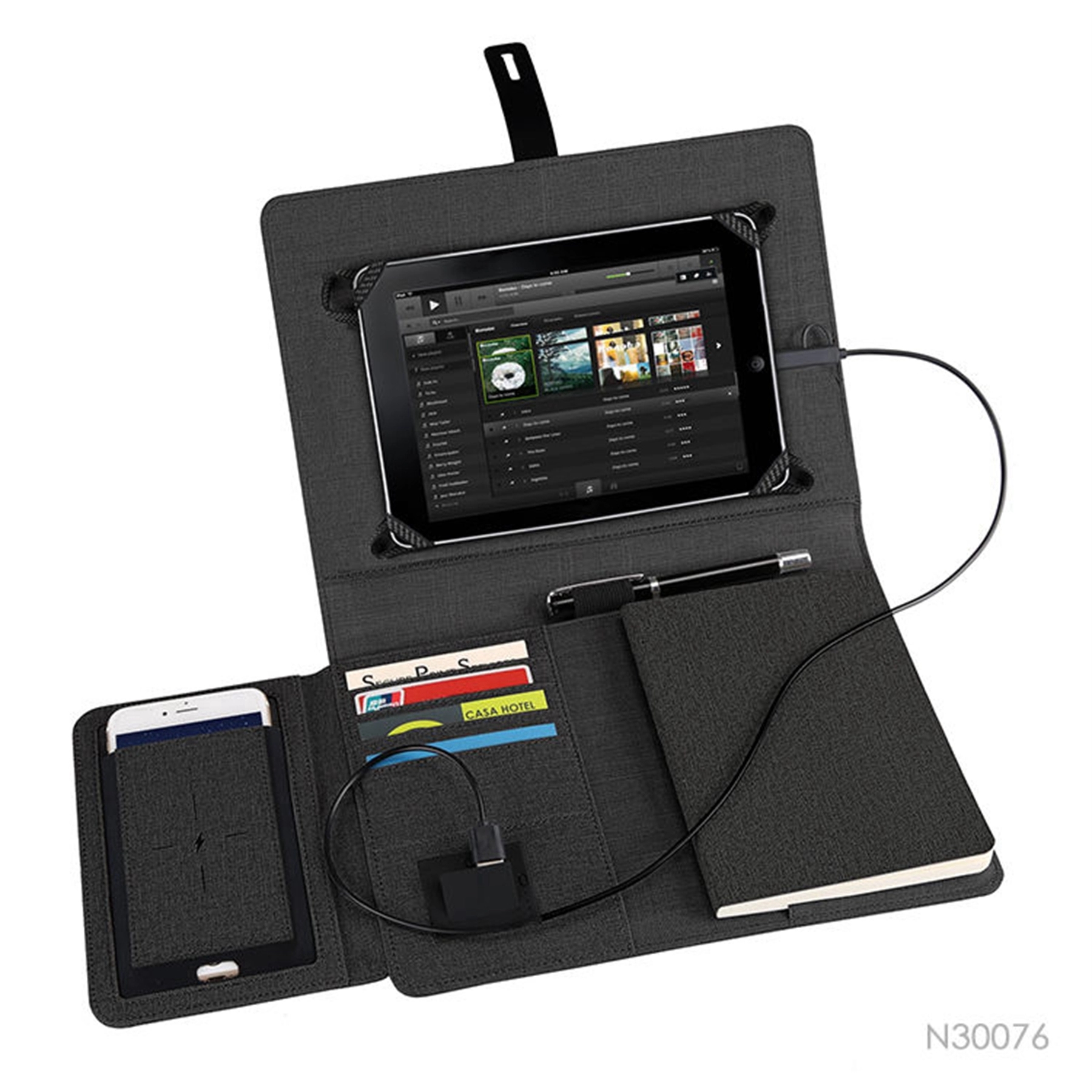 Multifunctional A5 Notebook with 6000 mAh Power Bank 17