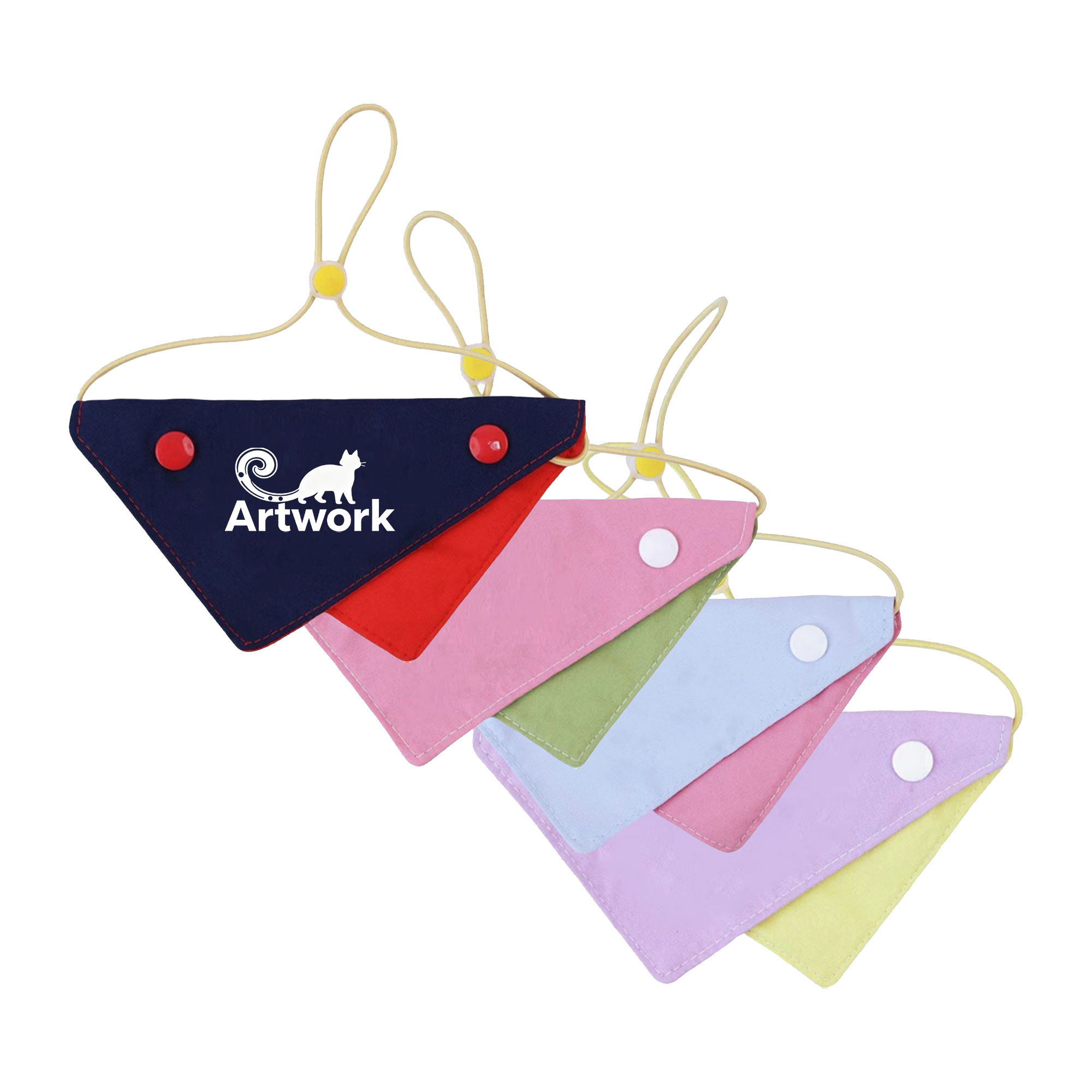 Adjustable Pet Triangle Scarf 3
