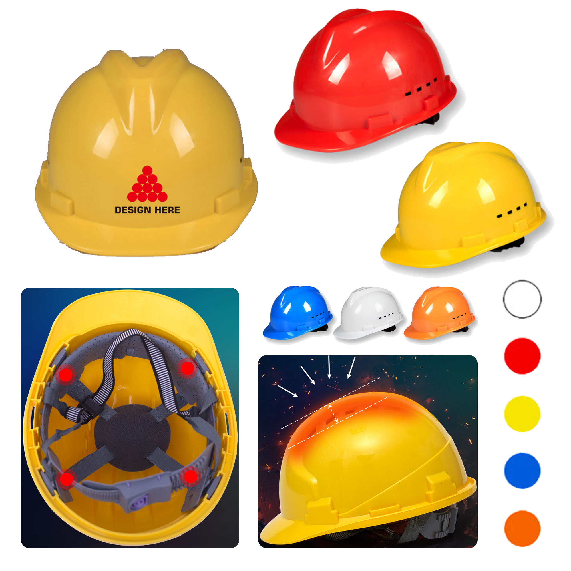 ABS Construction Safety Helmet 2