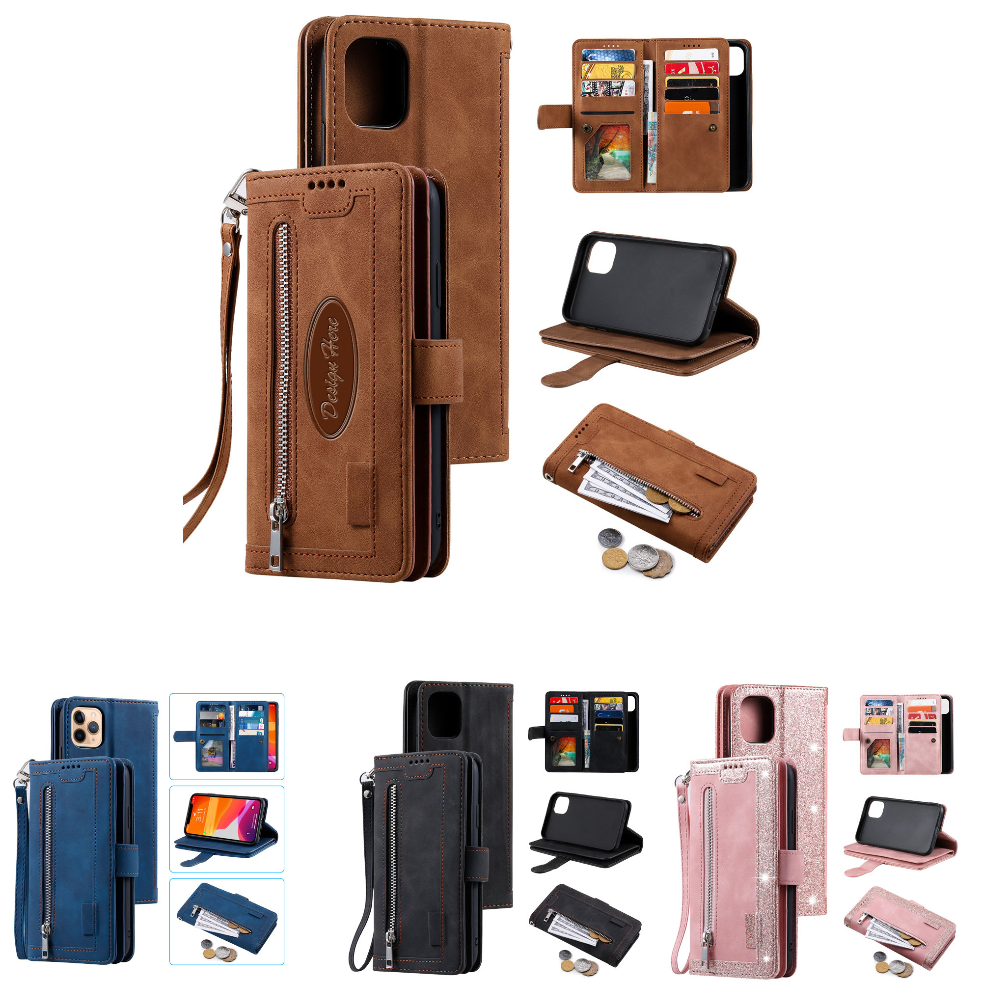 Premium Material Zipper Case for Phones and Accessories 5