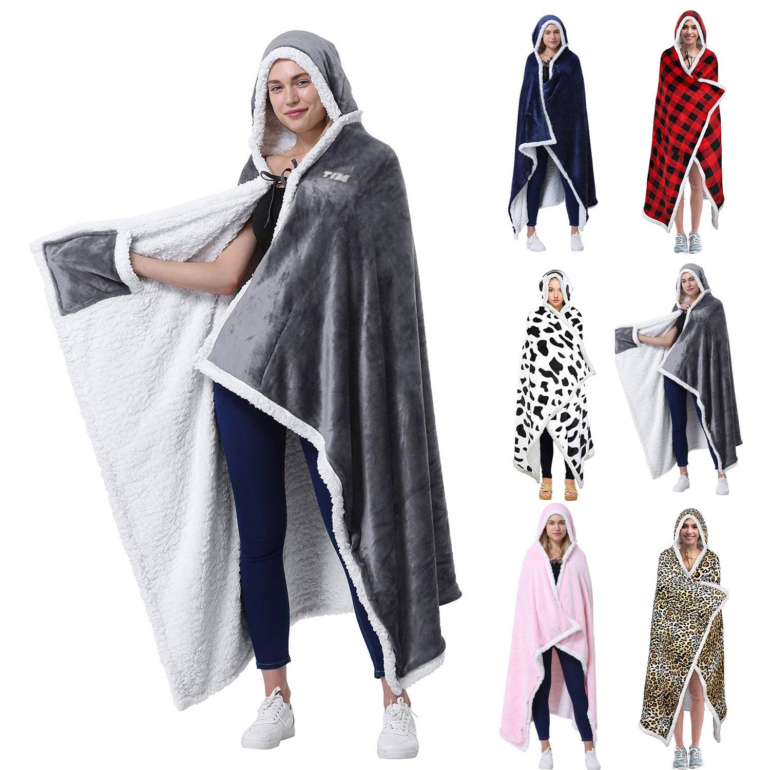 Wearable Hooded Blanket 9