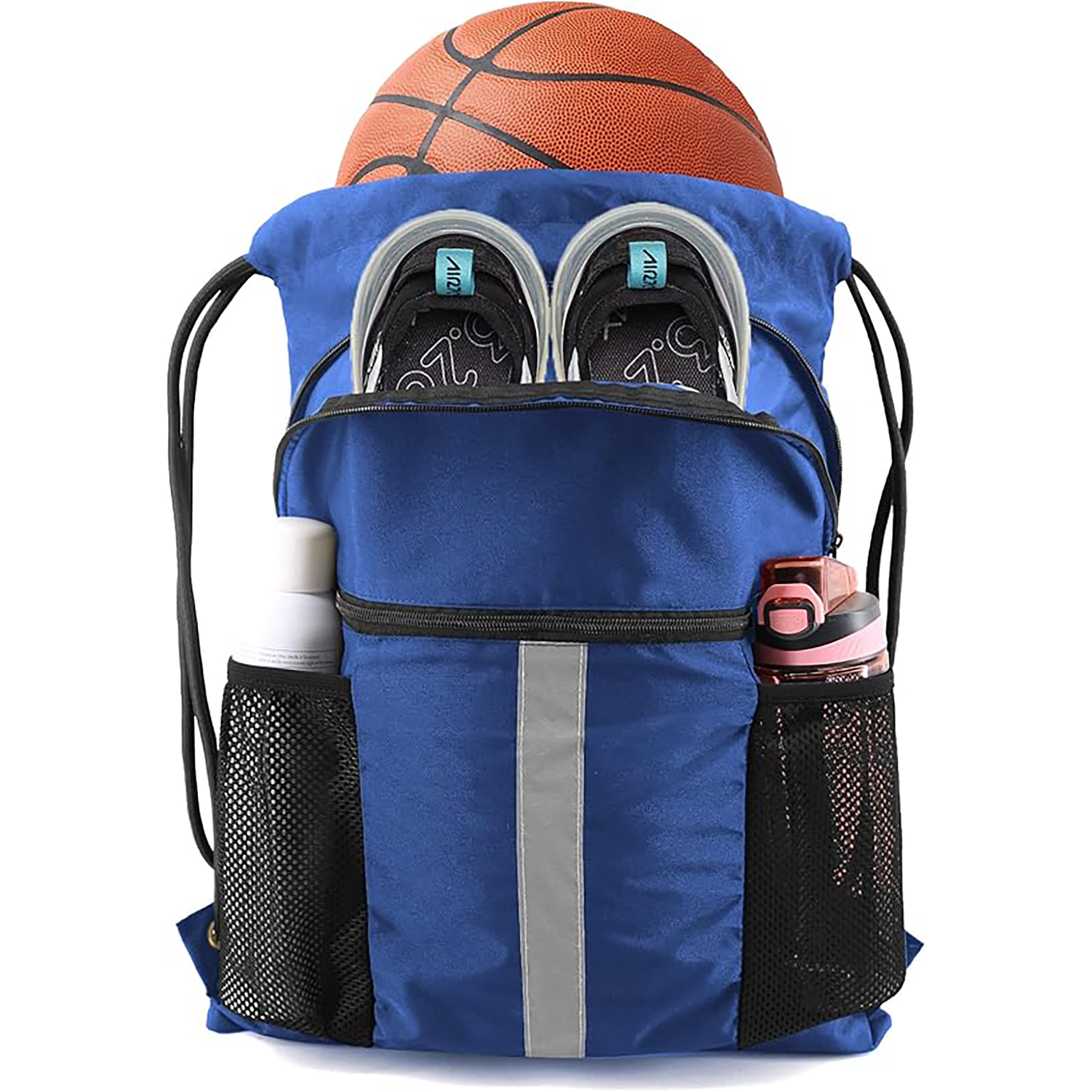 Drawstring Backpack with Shoe Compartment 16