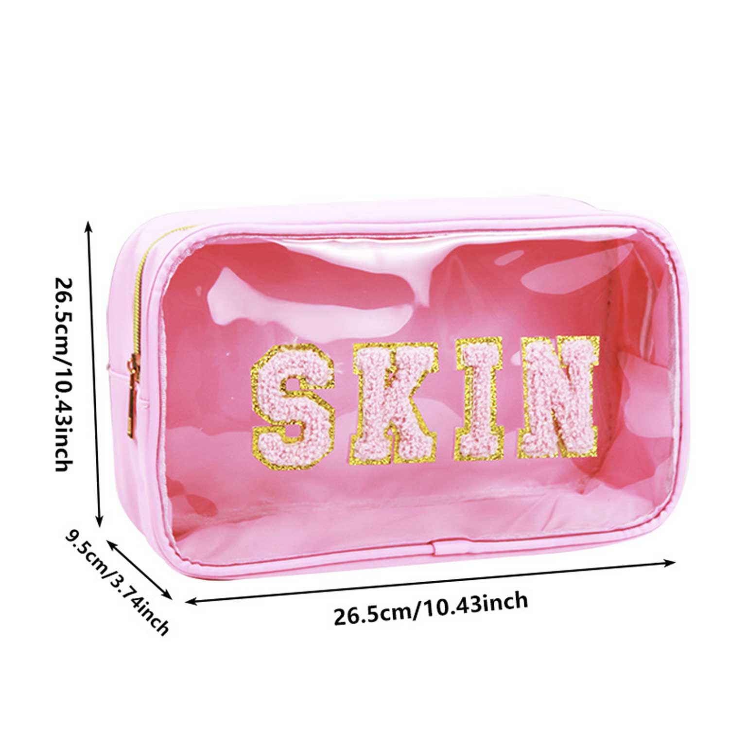 Custom Transparent Cosmetic Case - Leakproof Shower Bag 3