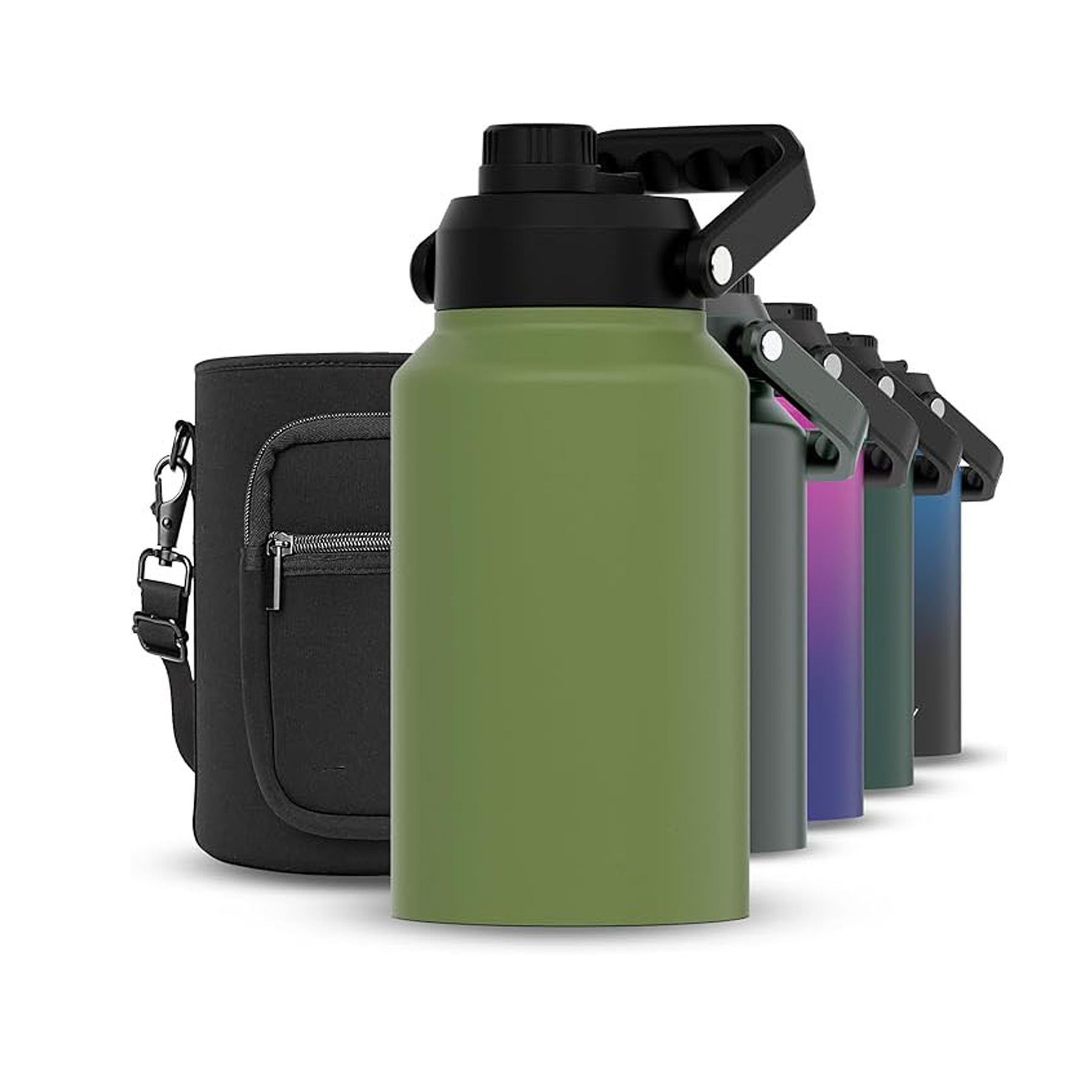 128oz Stainless Steel Water Jug 14