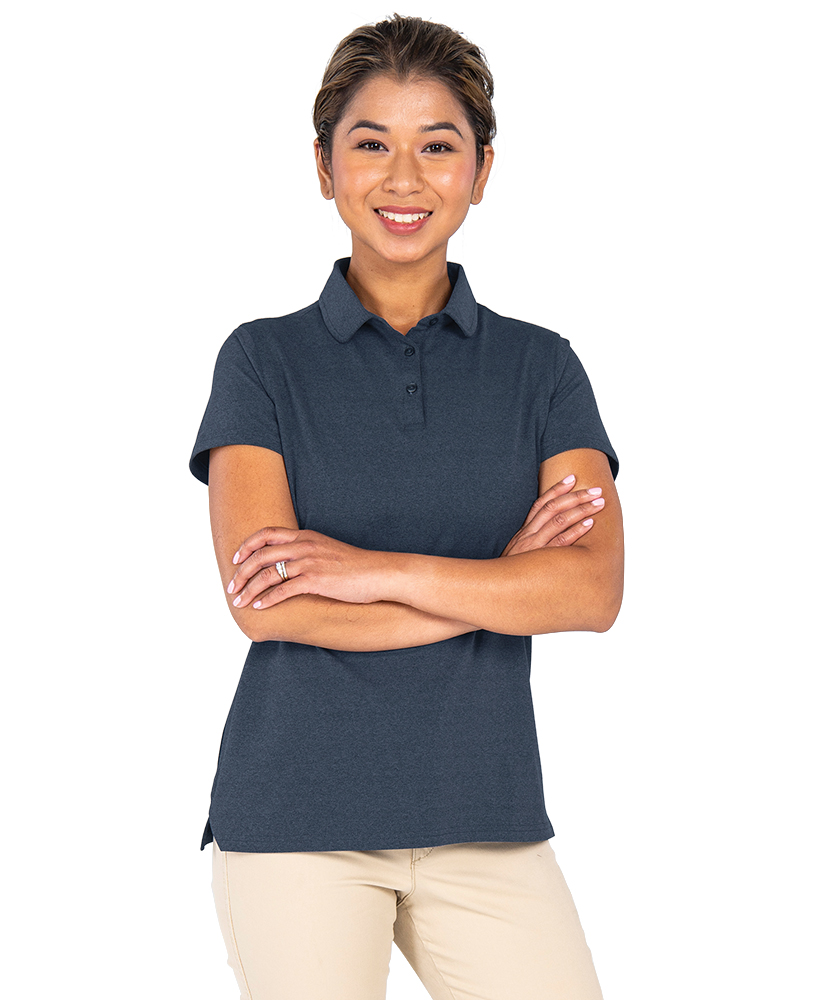 Women's Heathered Eco-Logic Stretch Polo 49