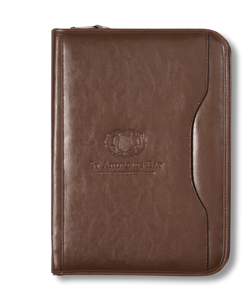 Deluxe Executive Vintage Leather Padfolio 1