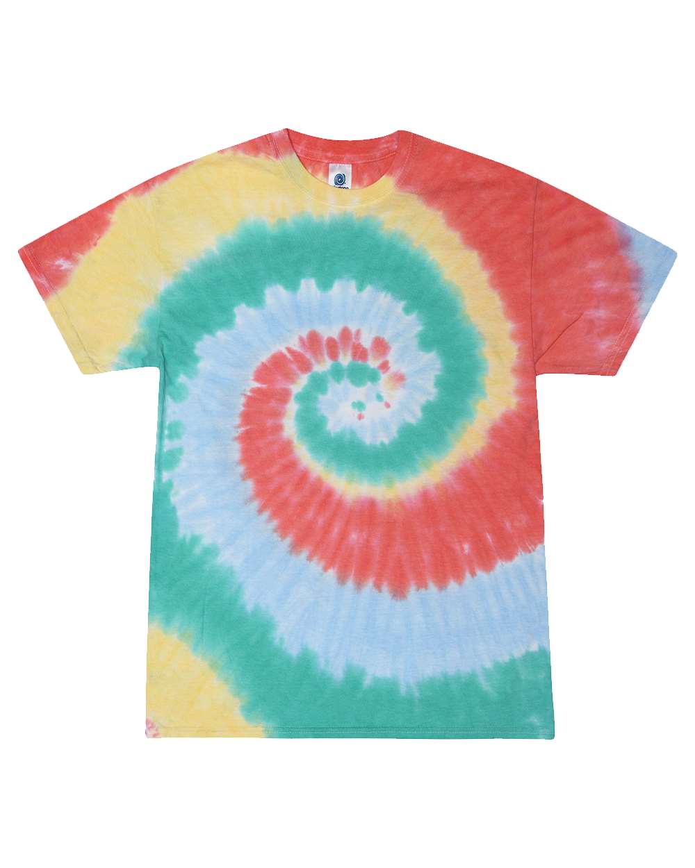 Unisex Multi-Color Tie-Dyed T-Shirt - 1000 60