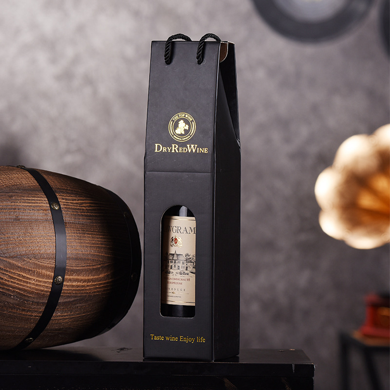 Single Bottle of Red Wine Gift Box 6