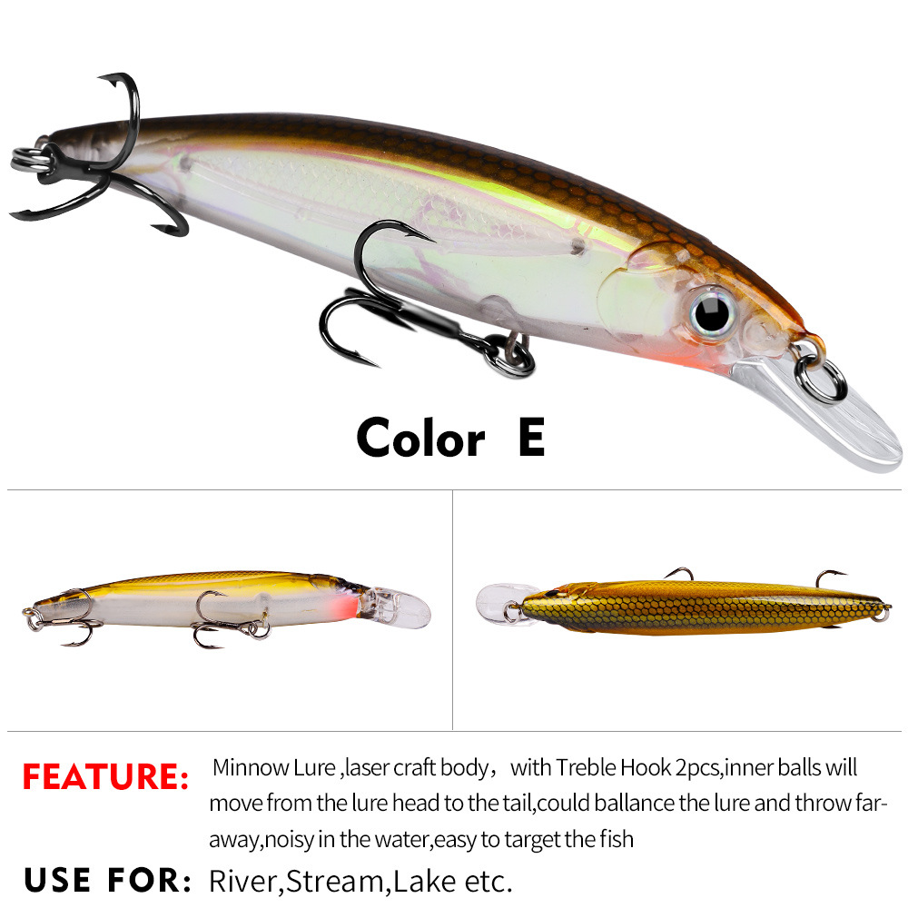 Minnow Suspending Shallow Diving Crankbait 4