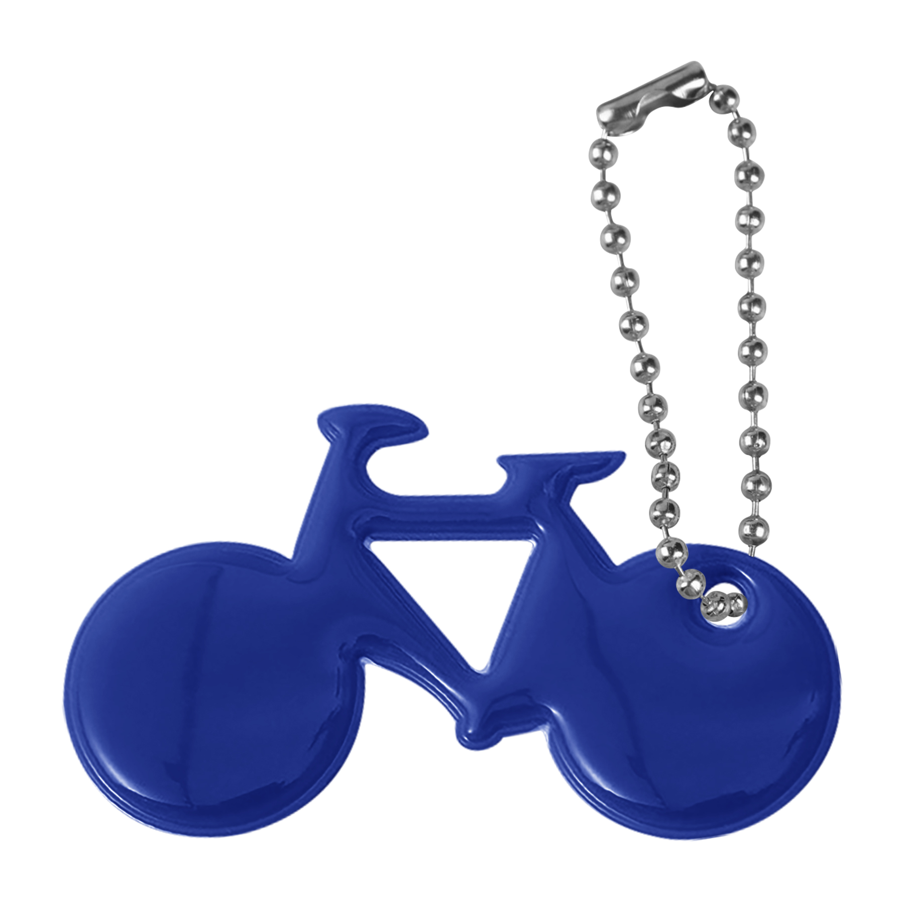 Bicycle Shaped Safety Reflective Keychain Zipper Pull 2