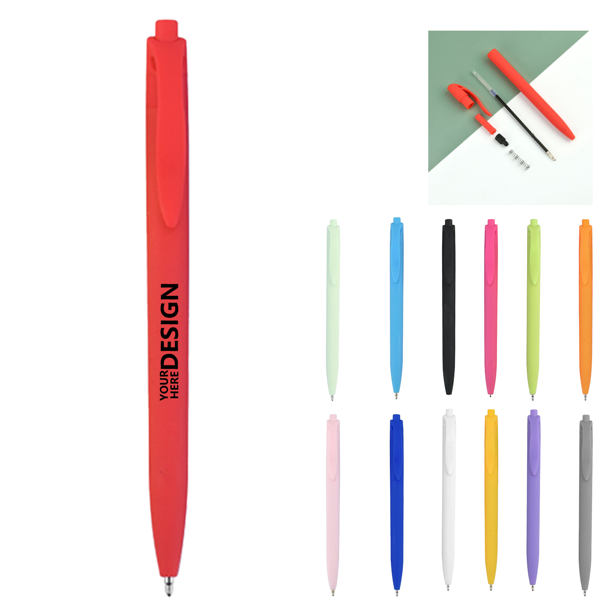 Durable Plastic Ballpoint Pen 5