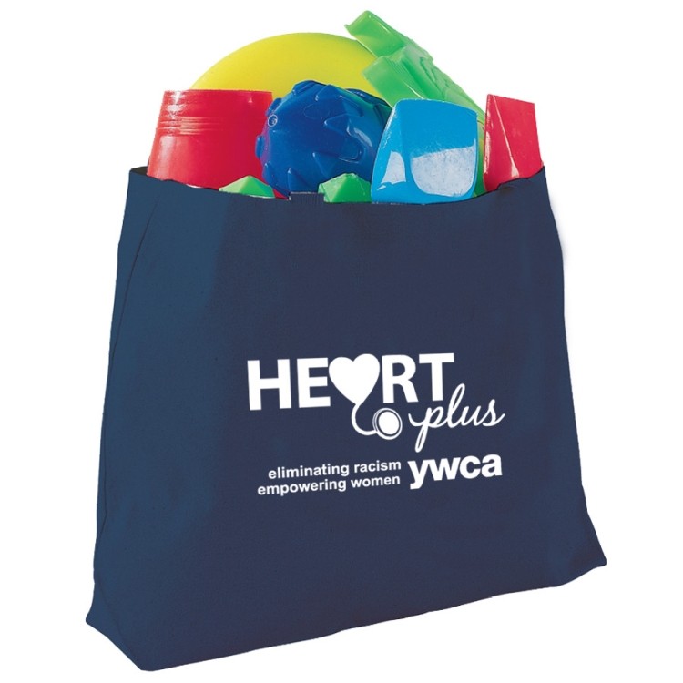 Canvas Jumbo Tote Bag, custom tote bag with logo imprint 8
