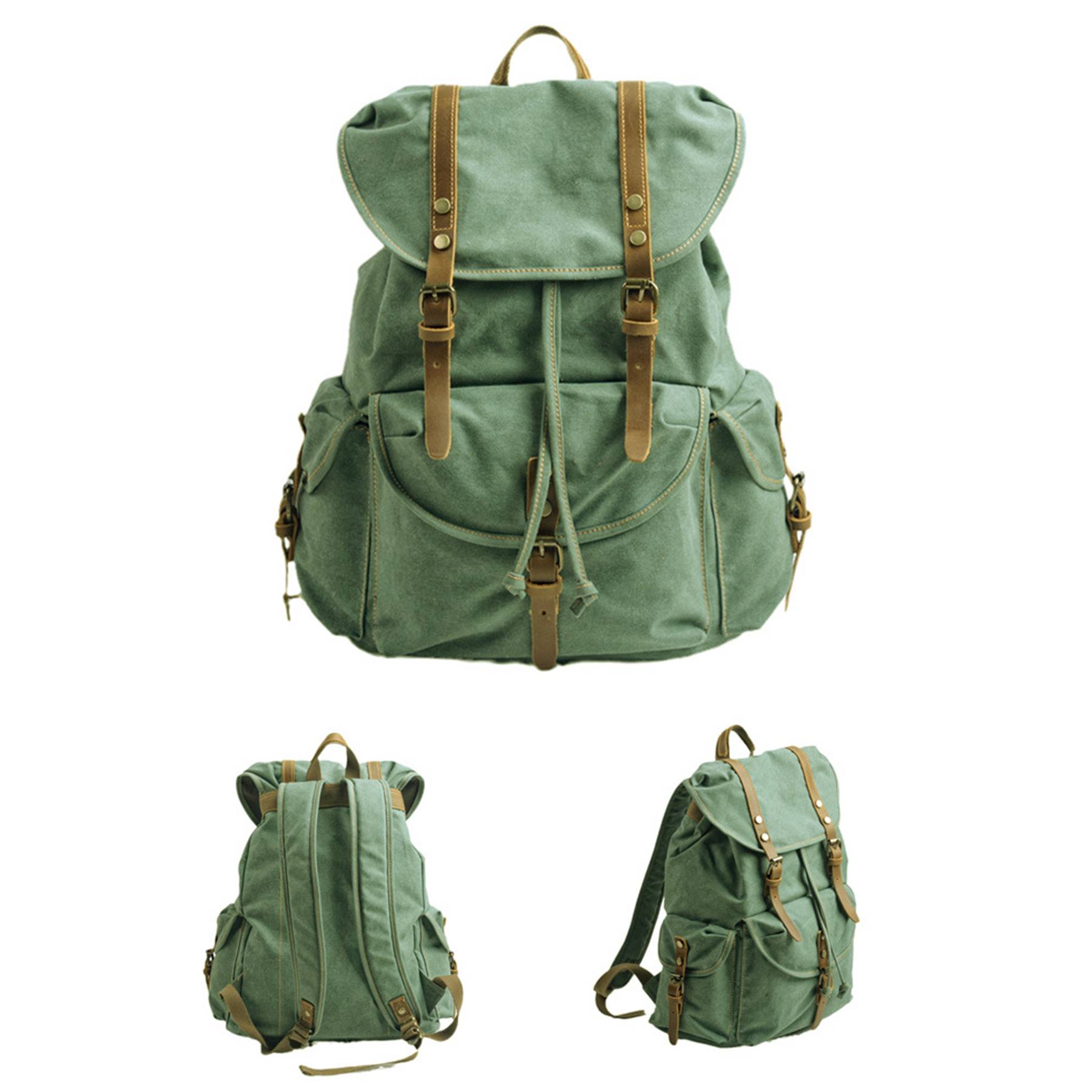 Canvas Vintage Backpack 9