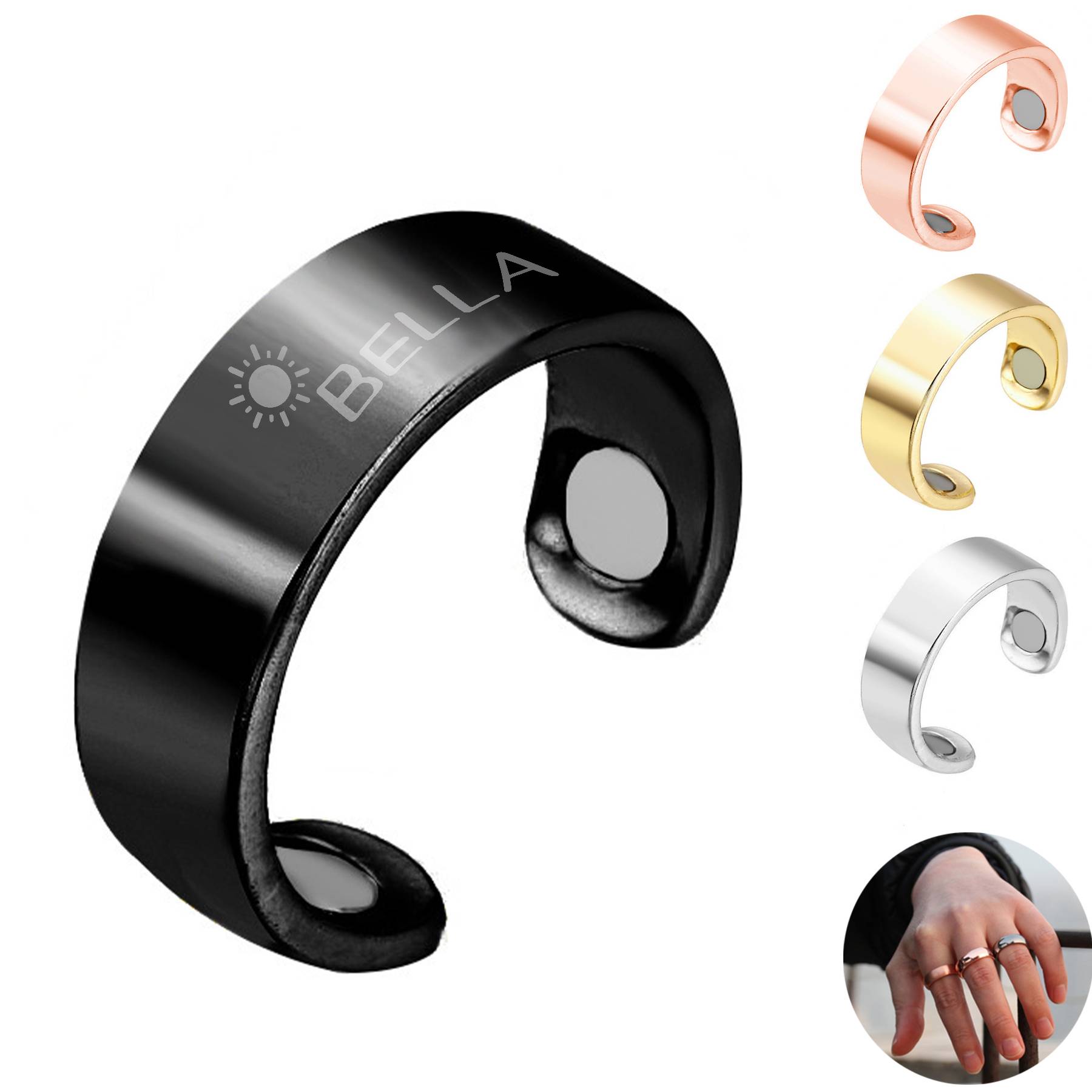 Adjustable Magnetic Ring for Men and Women