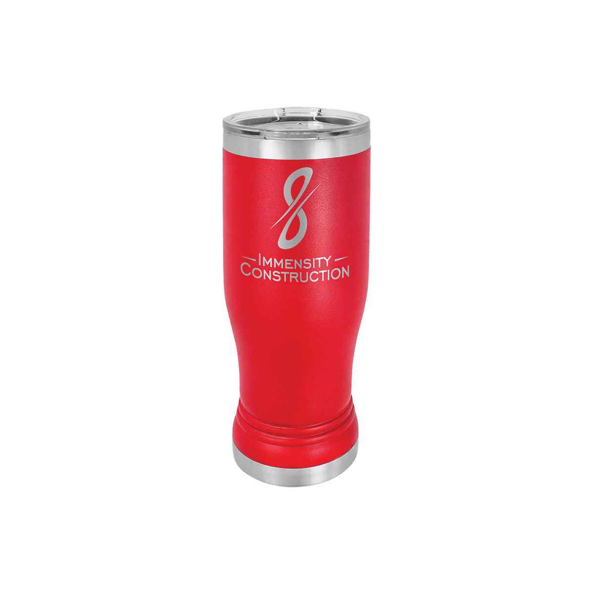 Polar Camel 14oz Stainless Steel Pilsner w/ Clear Lid 19