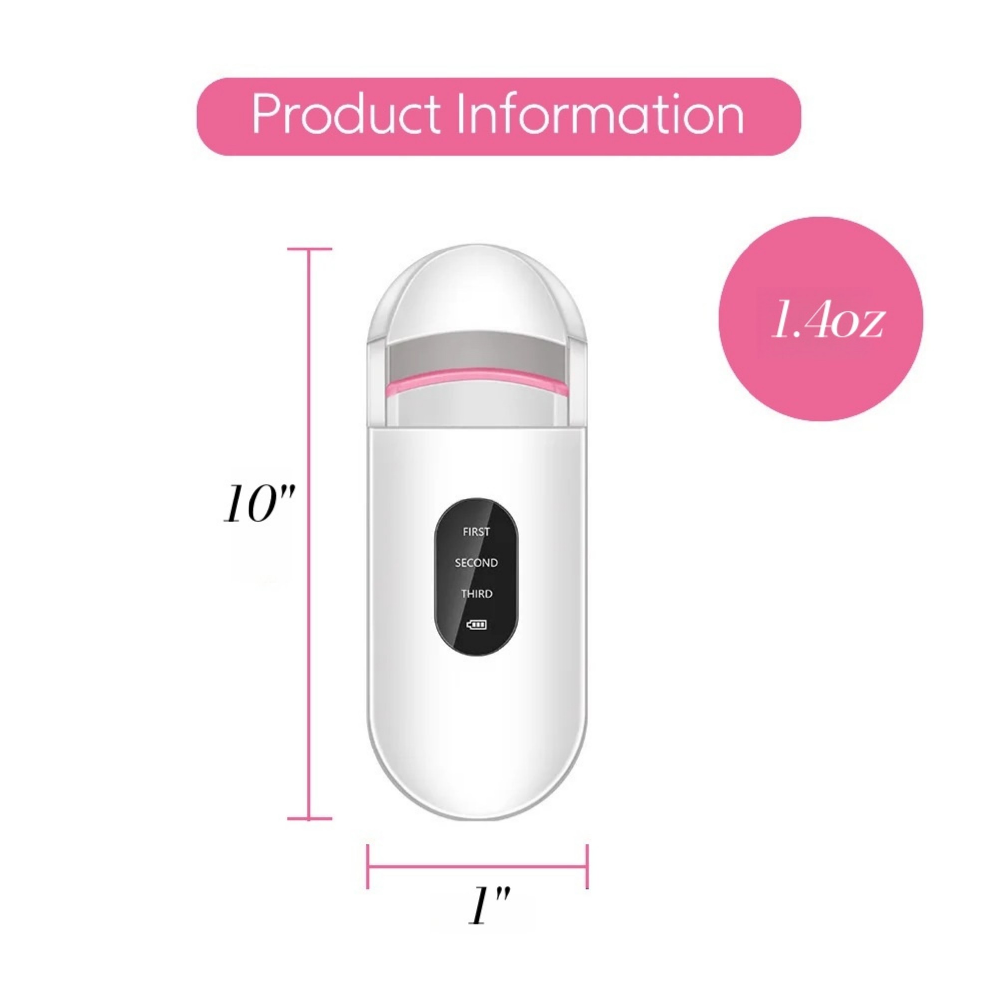 3-Temperature Digital Heated Eyelash Curler 2