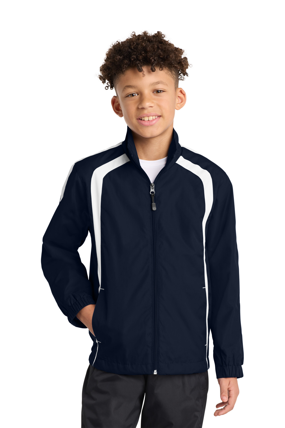 Sport-Tek Youth Colorblock Raglan Jacket. YST60 33