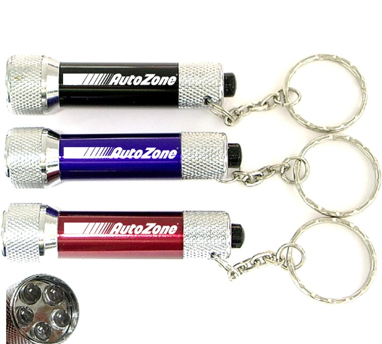 5 LED Metal Flashlight with Explosion Proof Batteries 5