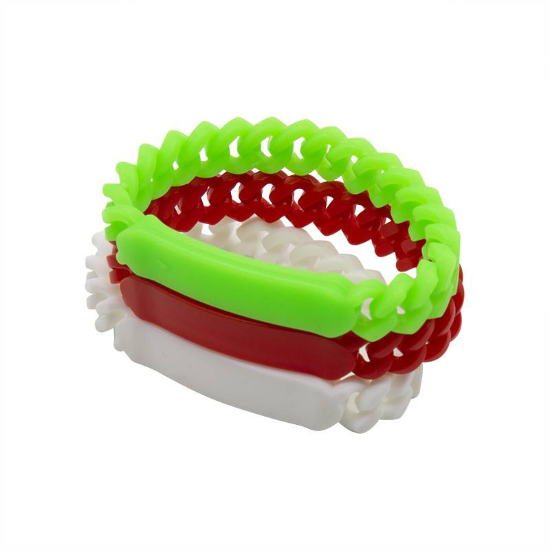 Webbing Silicone Wristbands Bracelet 3