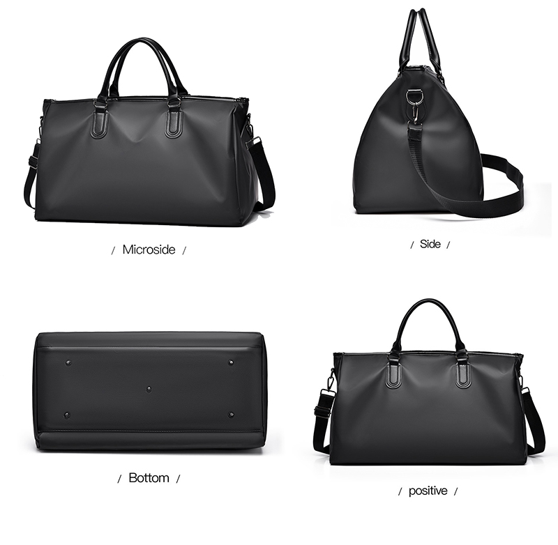 Pu Leather Waterproof Travel Bag For Men 5