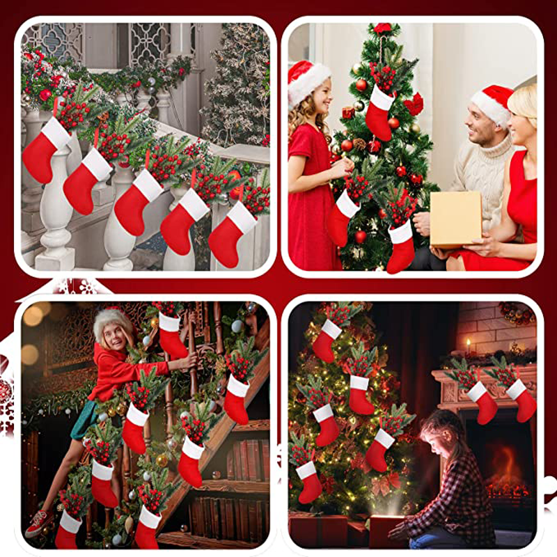 16" Felt Christmas Stockings 1