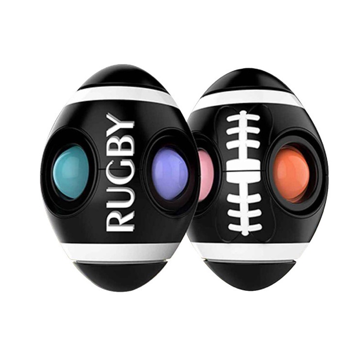 Rugby Rotating Gyro Push Pop It Fidget Toy 6