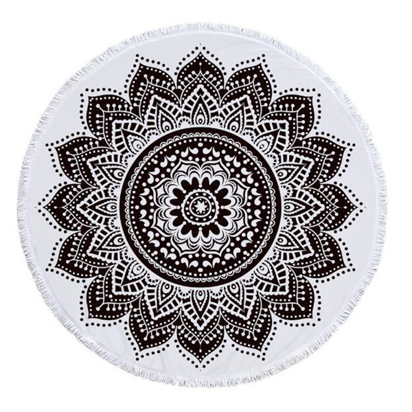 Microfiber Round Plush Beach Towel Blanket 5