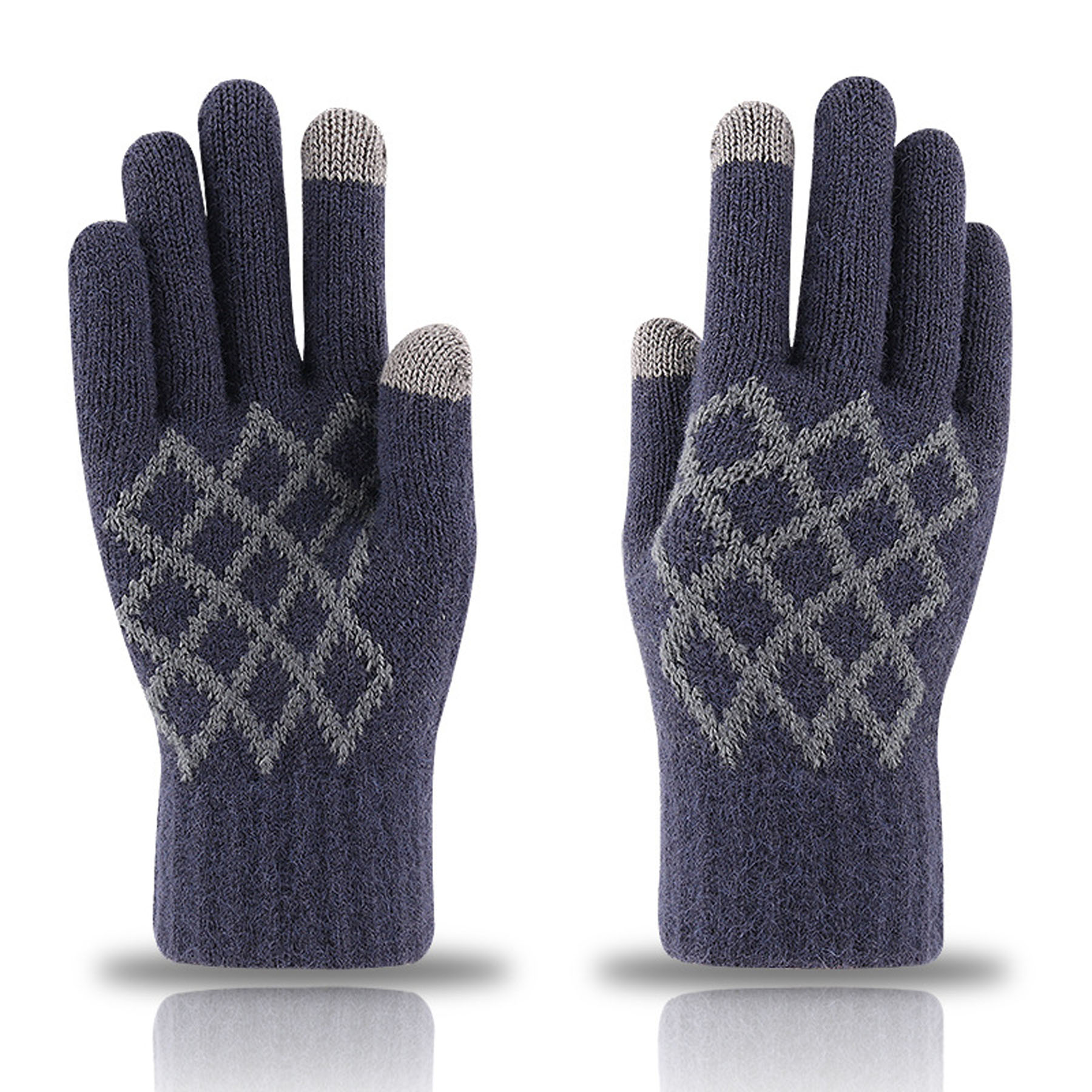 Men's Fleece-Lined Touchscreen Gloves 5