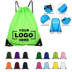 Custom Logo Drawstring Backpack Eco Bag 11