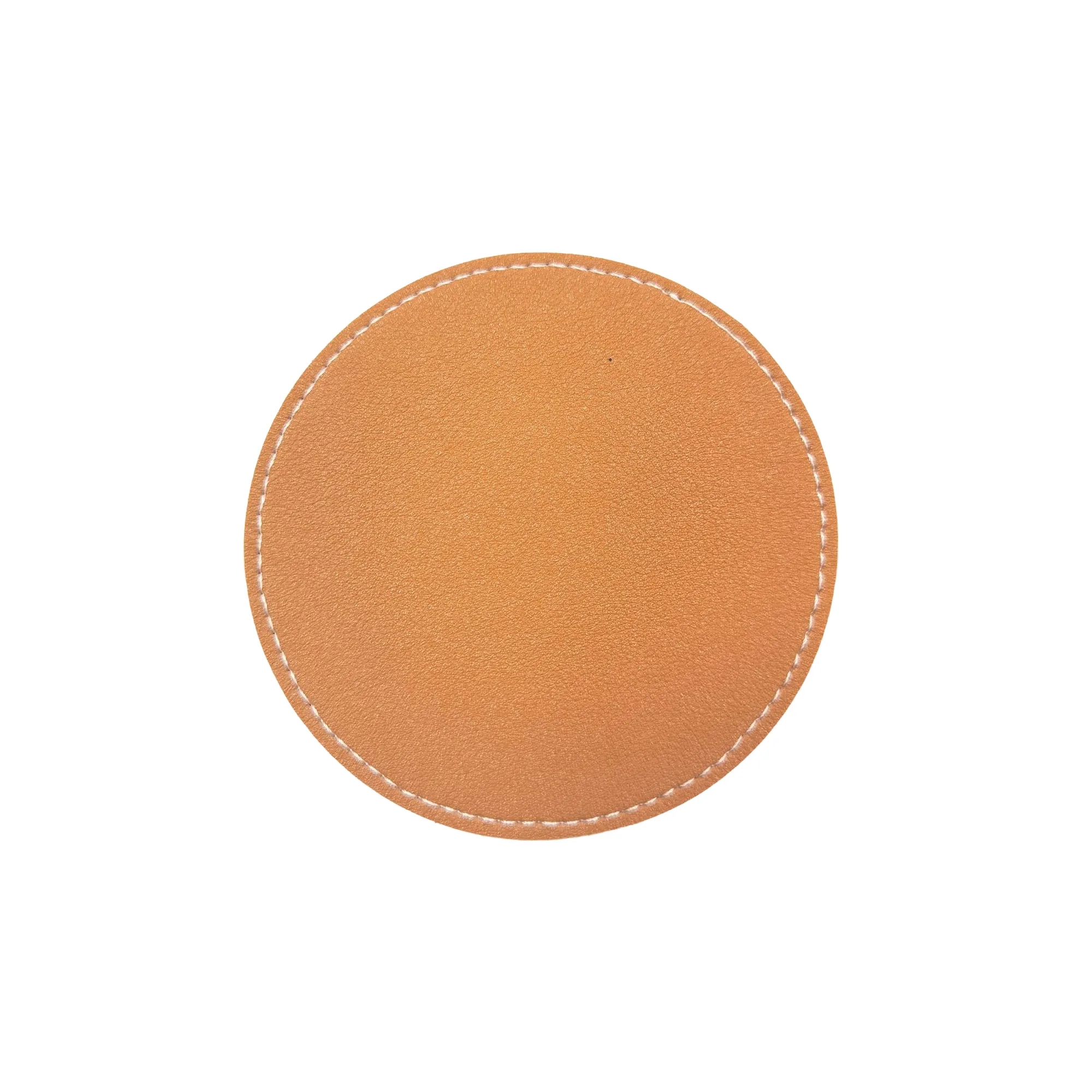 Leather Drink Coasters Round Cup Mat MOQ50pcs 10