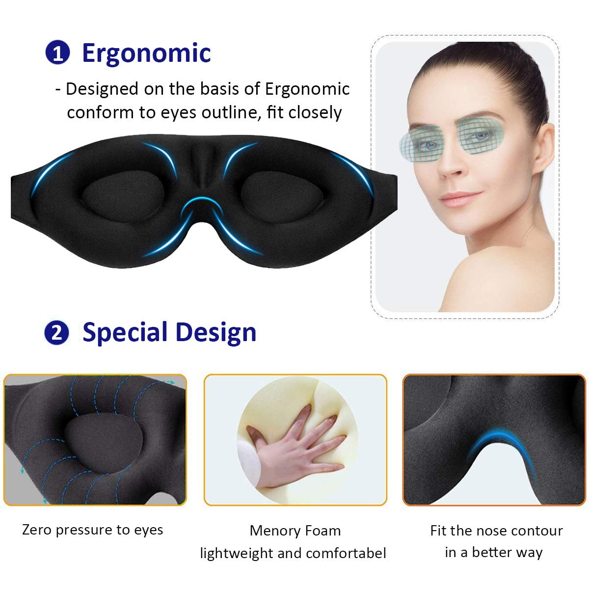 3D Sleeping Eye Mask 5