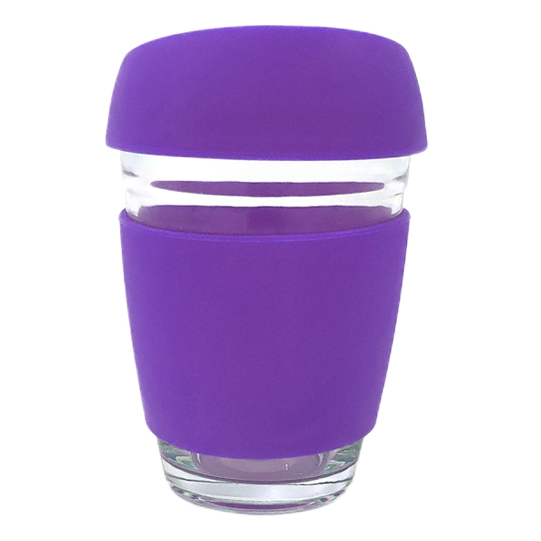 12Oz Travel Glass Cup W/ Sleeve 5