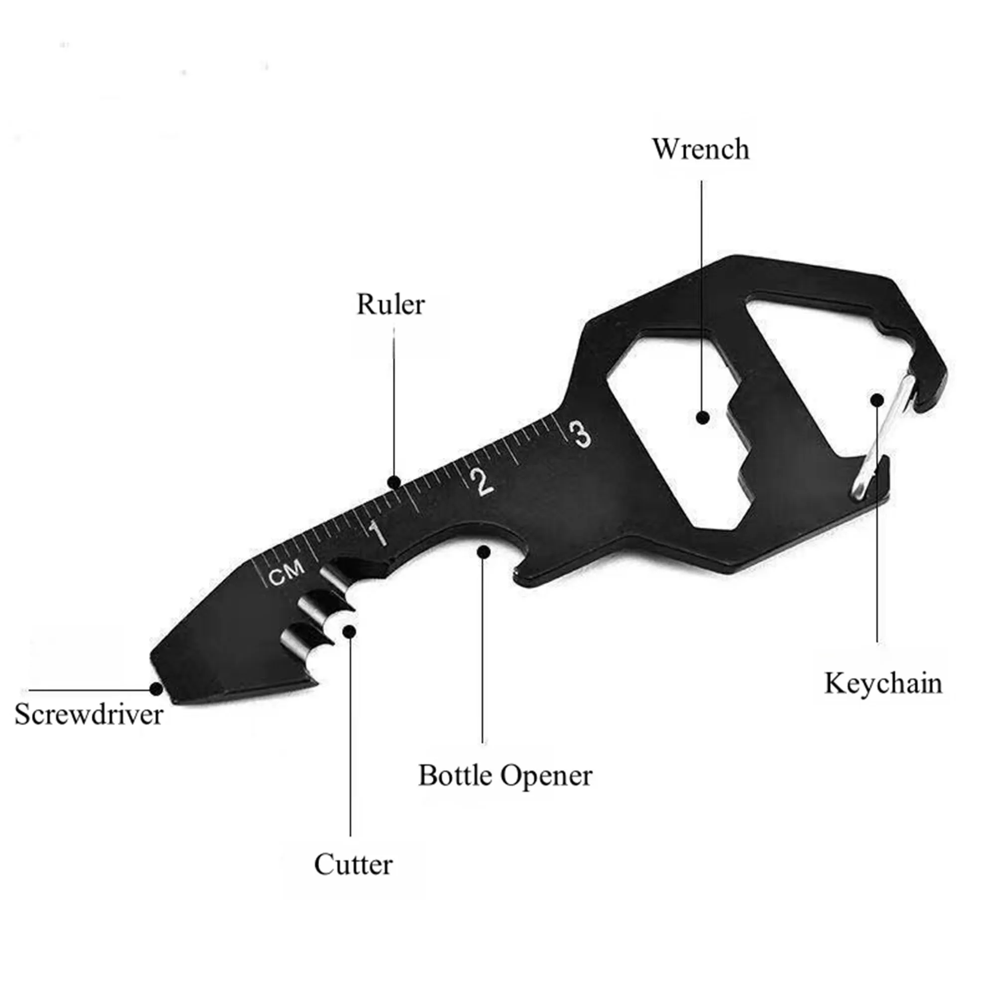 Outdoor Multi-Function Keychain Wrench 5