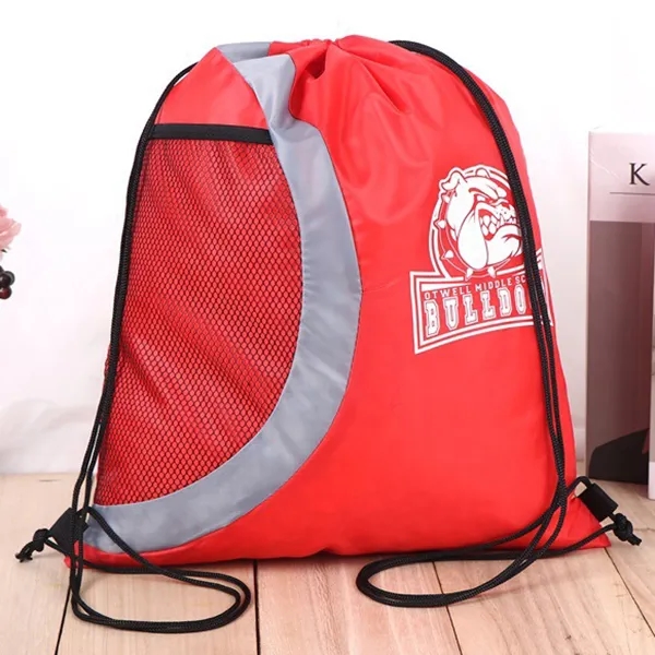 Arches Drawstring Backpack With Mesh Pocket 5