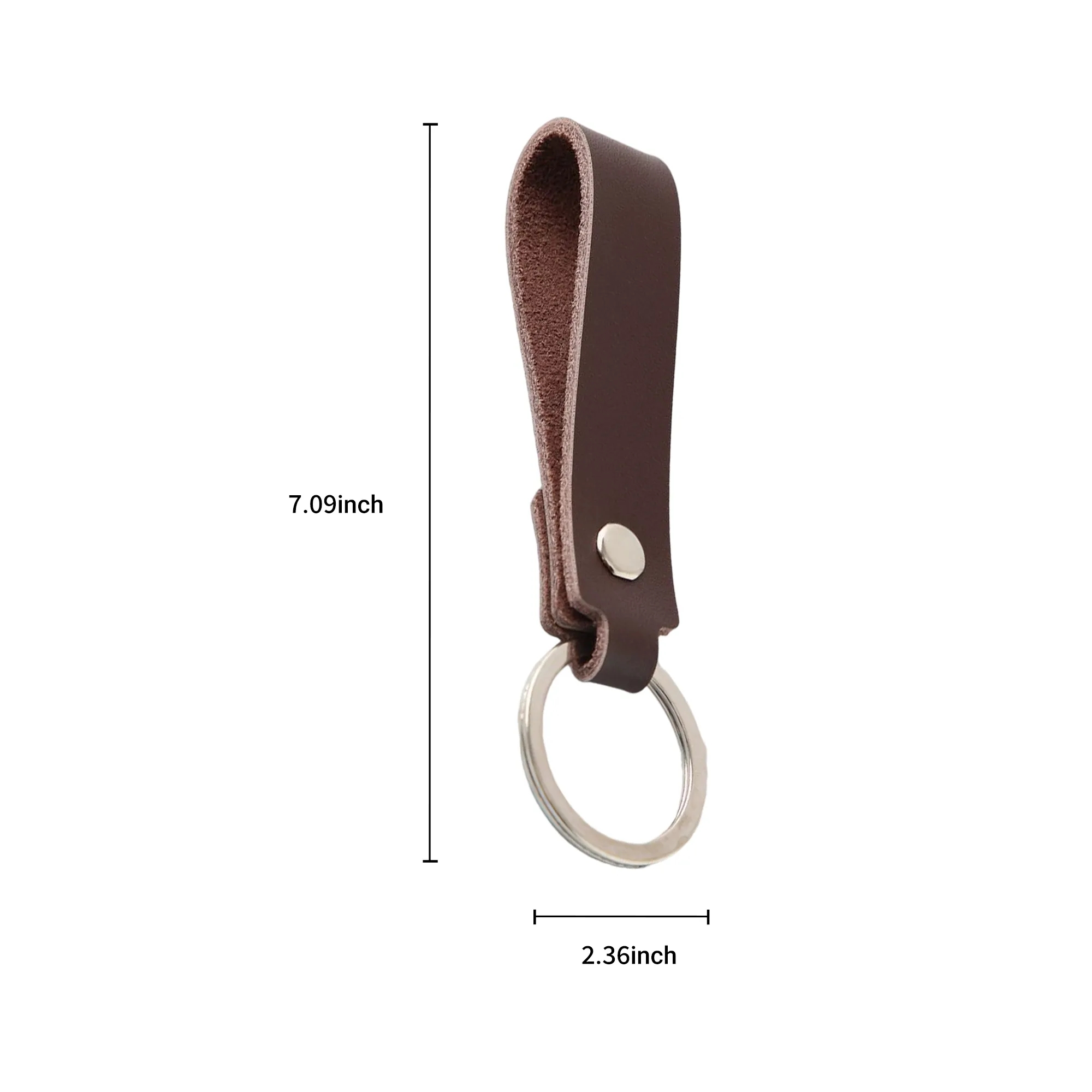 Stylish Leather Rope Car Key Holder with Retro Design 6