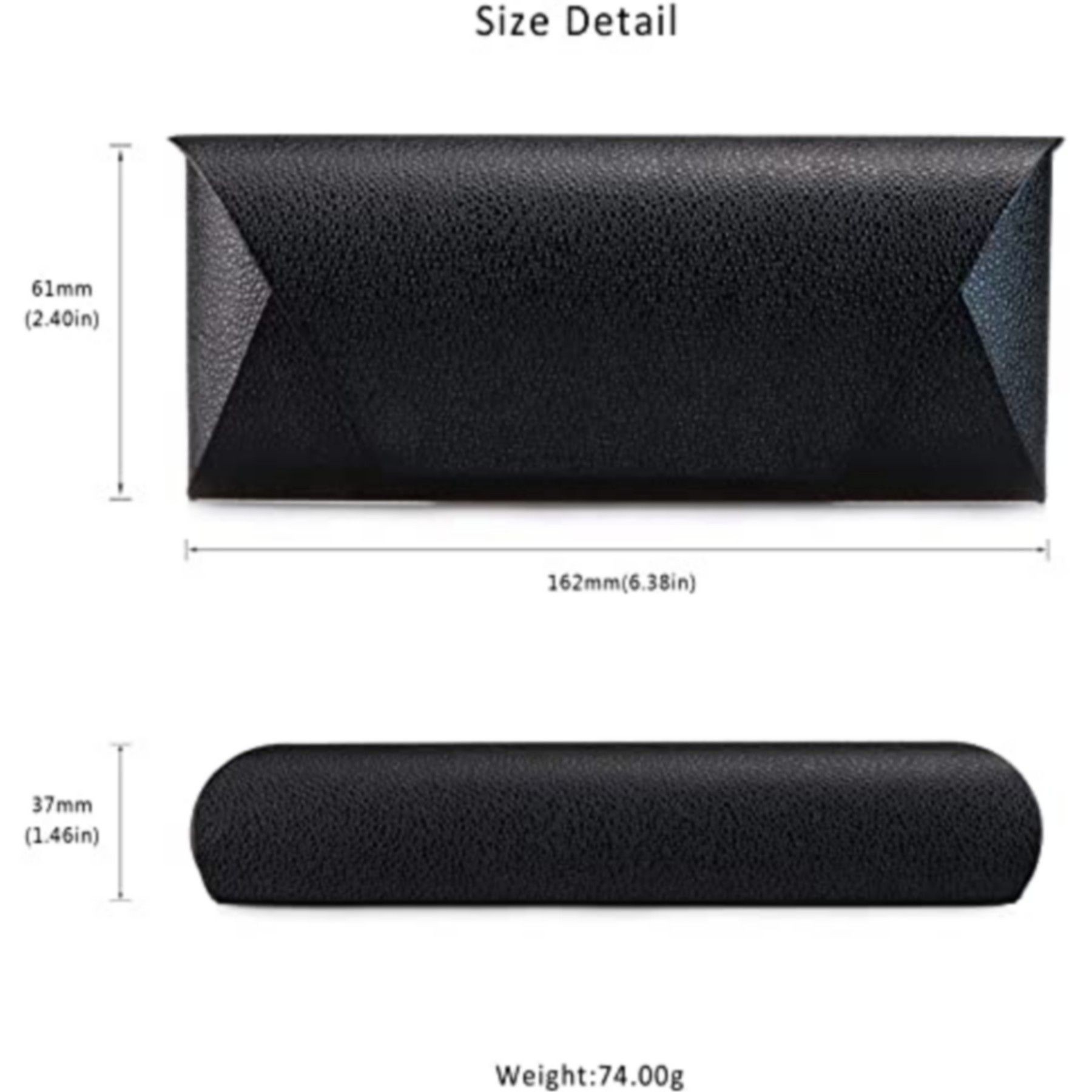 Portable Sunglass Case Pu Leather Eyeglass Case 4