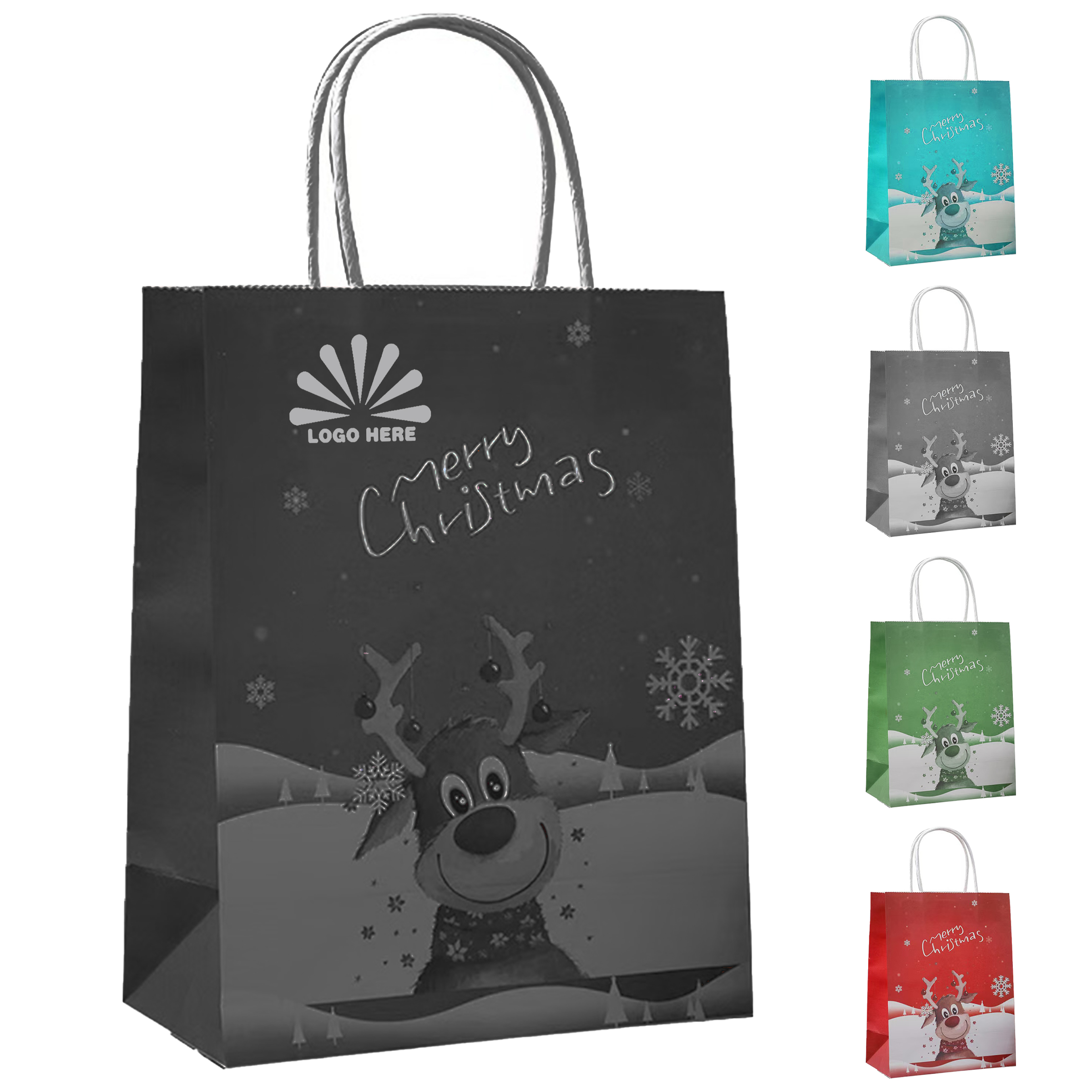 Festive Custom Gift Bags for Holiday Cheer 1